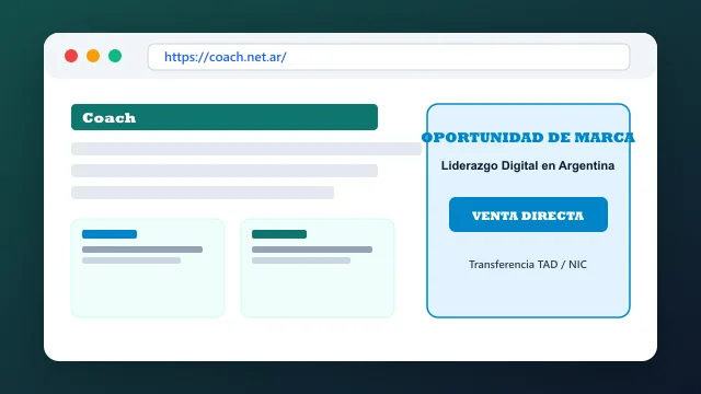 Modelo de aplicación comercial y proyectos digitales para coach.net.ar