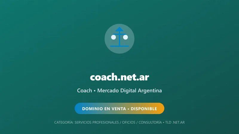 Identidad gráfica y activo digital para Coach en Argentina